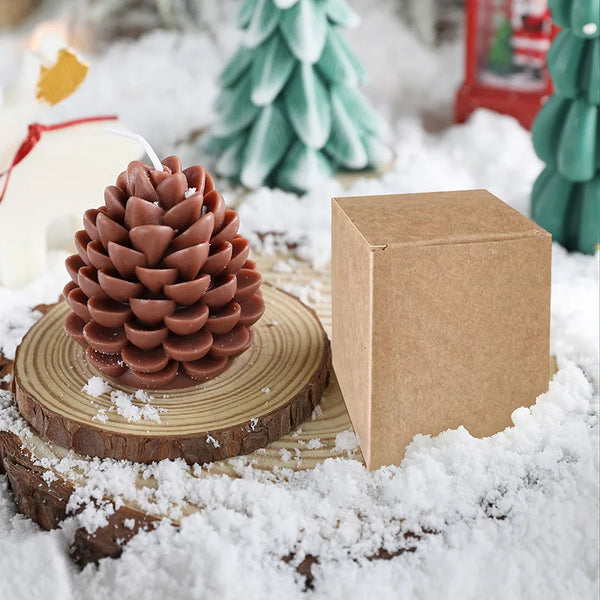 Pinecone Candle