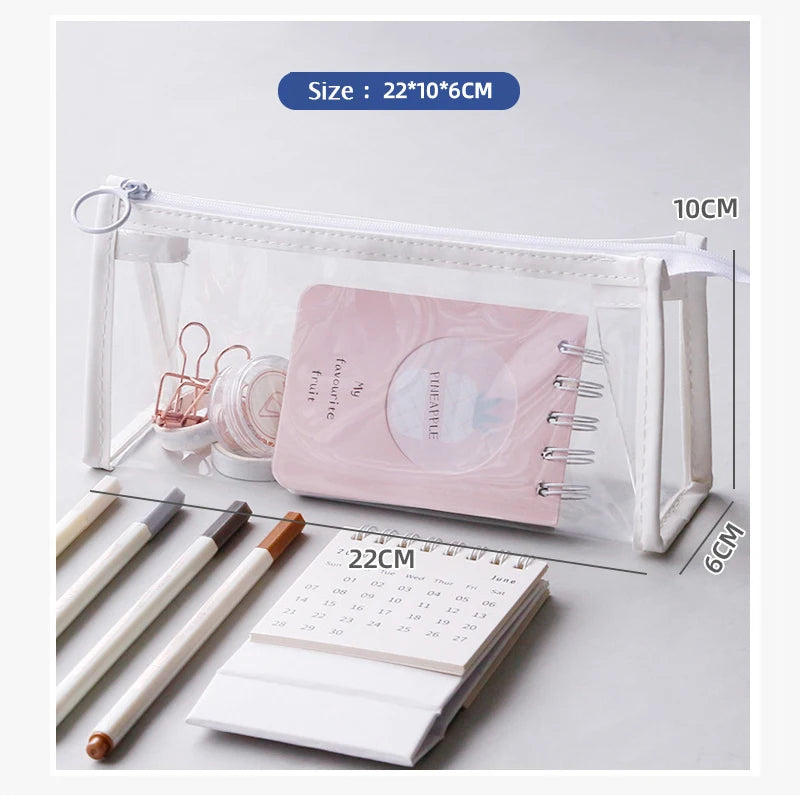 Clear Pencil Case - Study Season