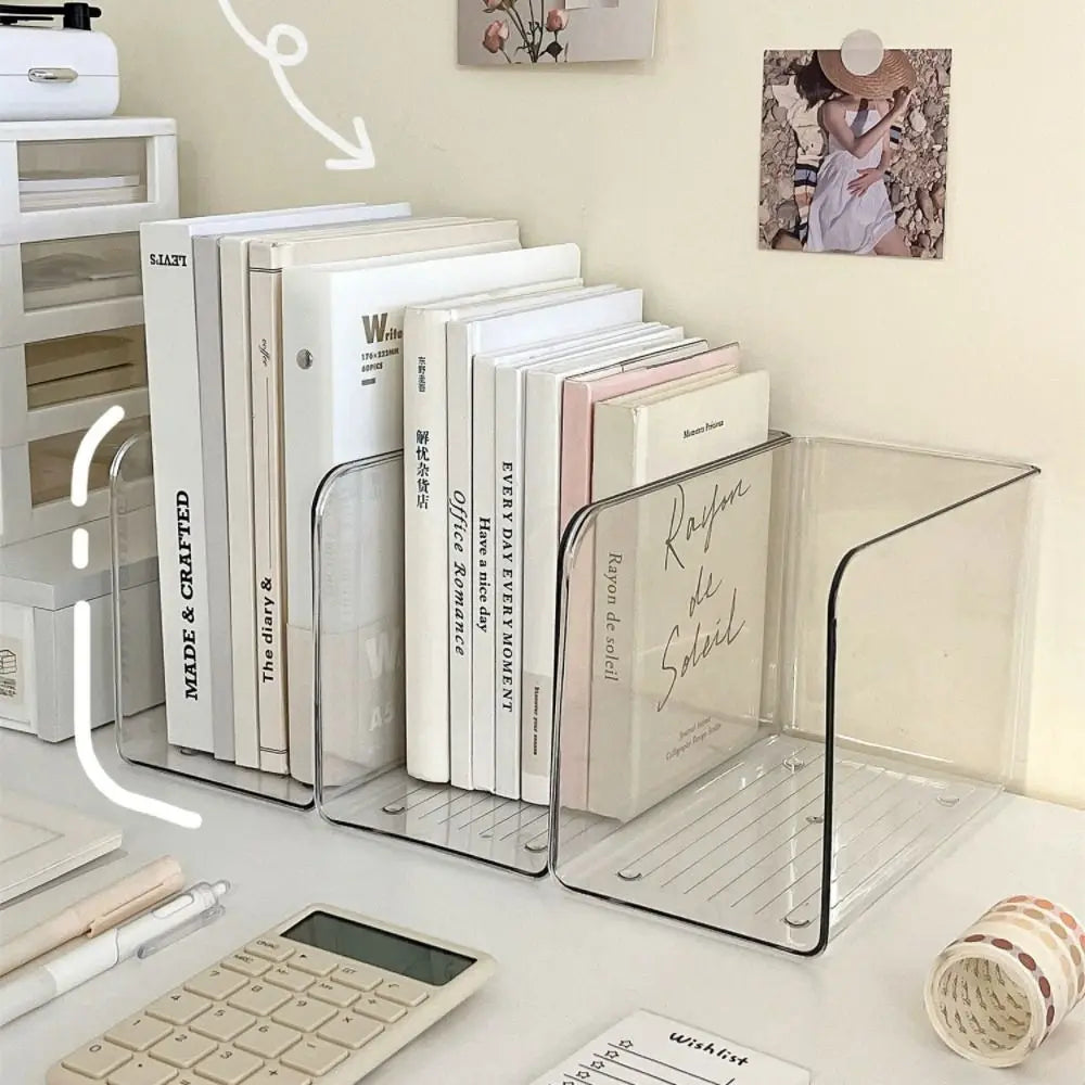 Clear U-Shape Book Organizer