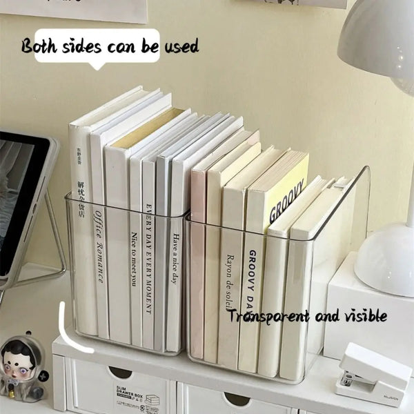 Clear U-Shape Book Organizer