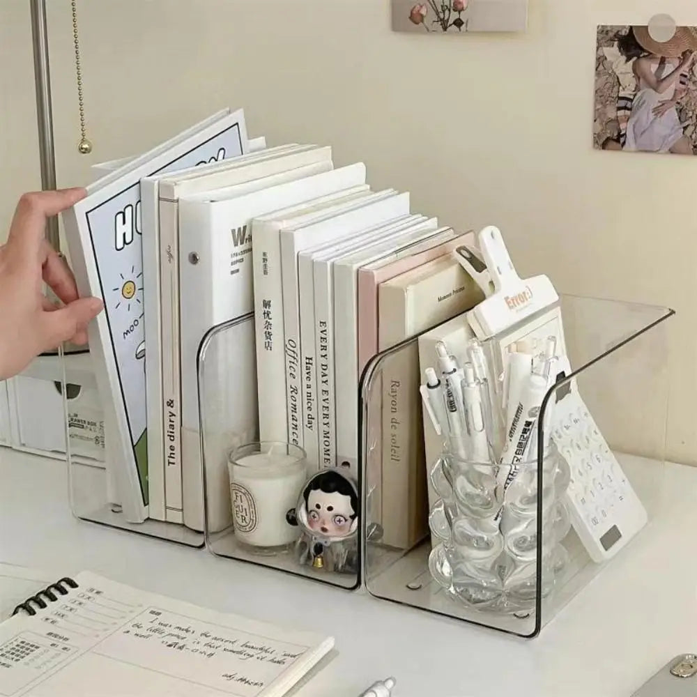 Clear U-Shape Book Organizer