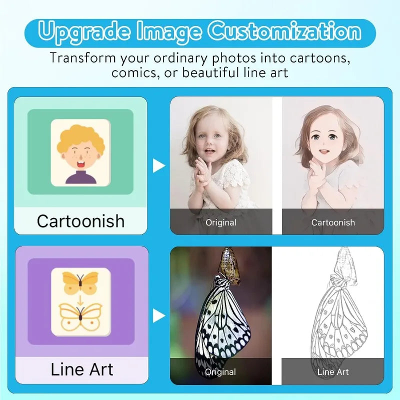 Ink-Free Mini Printer for Notes