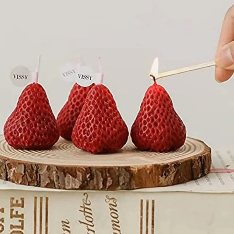 Strawberry Candle - Study Season